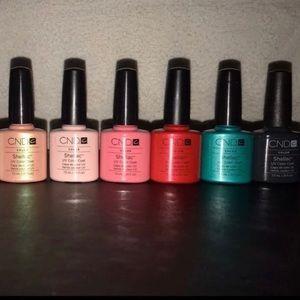 CND Shellac Gel Polish Lot of 6